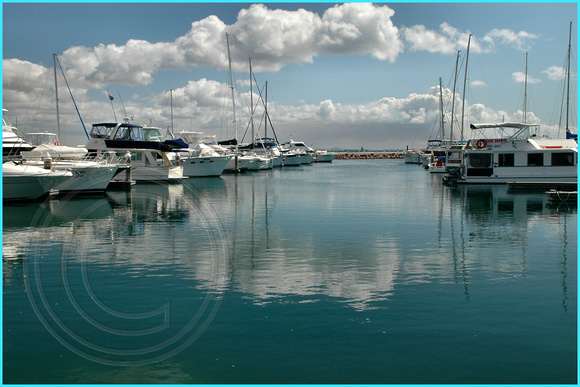 d'Albora Marina Nelson Bay,Cloud Reflections