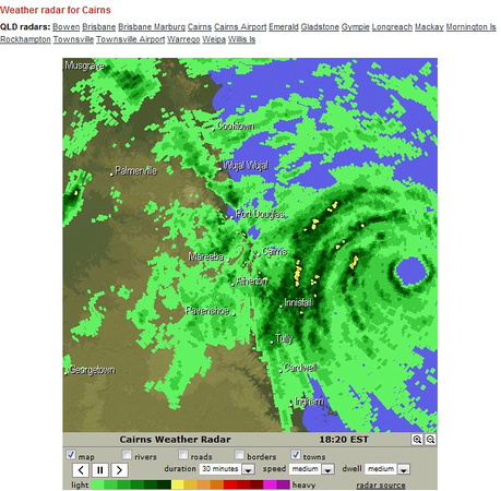 Cyclone Yasi Cairns Radar 2.2.20111 -7.31pm (2)