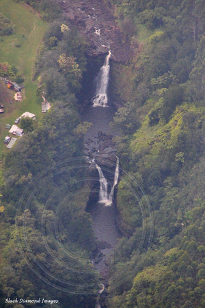 Unidentified Waterfall, Hilo to Wapio, Big Island, Hawaii