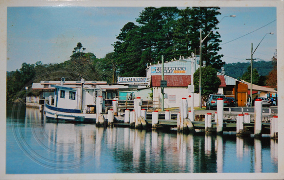 Postcard Taken at Fisherman's Wharf, Woy Woy of US Army WT 85 Protrude