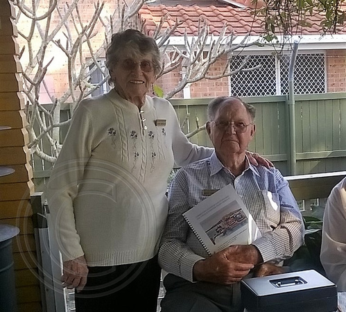 June and Max Wright at Ferries Book Launch Great Lakes Museum 21st May 2016