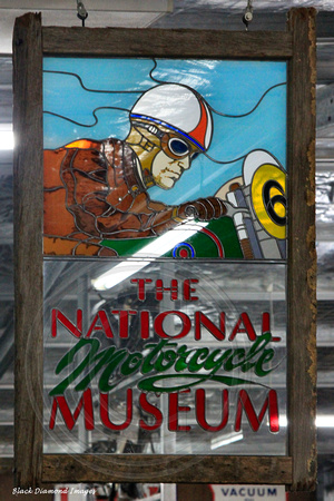 Stained Glass Window, National Motorcycle Museum, Nabiac, NSW, Australia