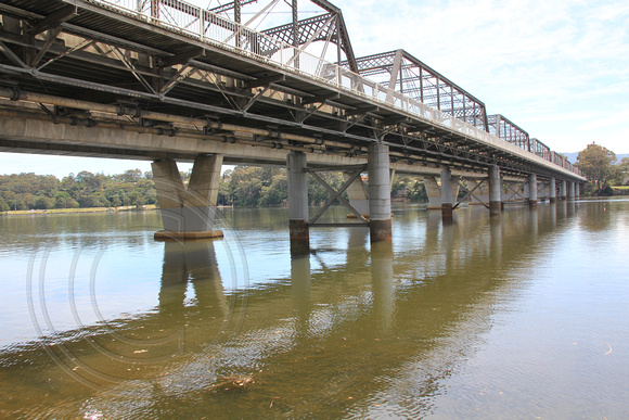 Original Steel Bridge Over Shoalhaven River, Opened 1st August 1881, Nowra, NSW
