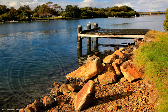 Wharf at Laurieton, Camden Haven River, Mid North Coast, NSW