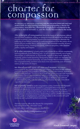 Charter For Compassion, Crystal Castle, Mullumbimby, NSW