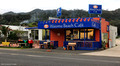 Waiomu Beach Cafe, Waiomu Beach, Coramandel Peninsula, North Island, NZ