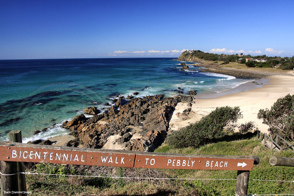 Pebbly Beach, to Bennetts Head, Forster, NSW, Australia