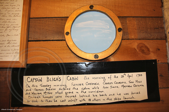 Captain Bligh's Room on the HMS Bounty, Bounty Folk Museum, Burnt Pine, Norfolk Island