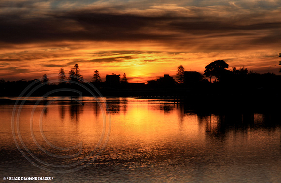Wallis Lake Bridge & Sunset - Forster, NSW