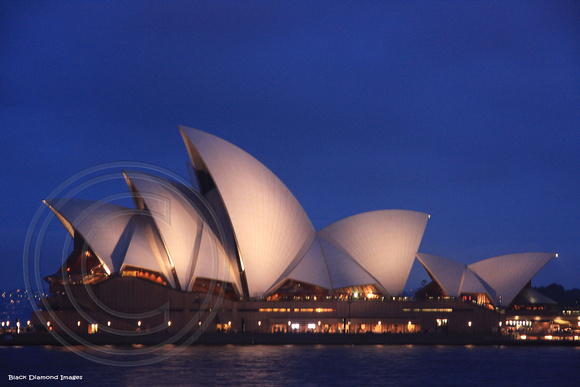 Sydney Opera House from The Park Hyatt Hotel, Dawes Point, Sydney