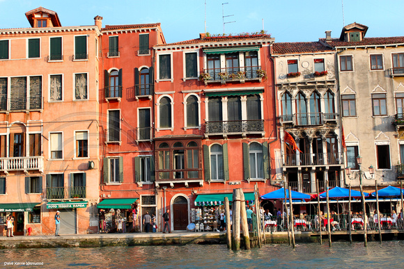 Colourful Buildings, Venice, Italy