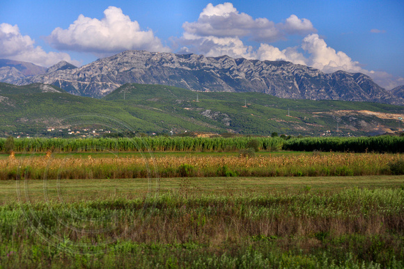 Scenery Road to Tirana