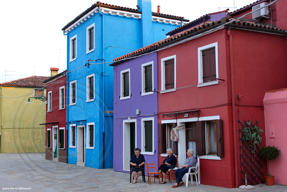 Burano Island Colourful Houses, Venice, Italy
