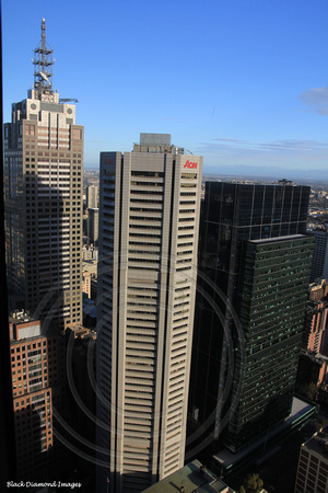 Melbourne City Buildings from Sofitel