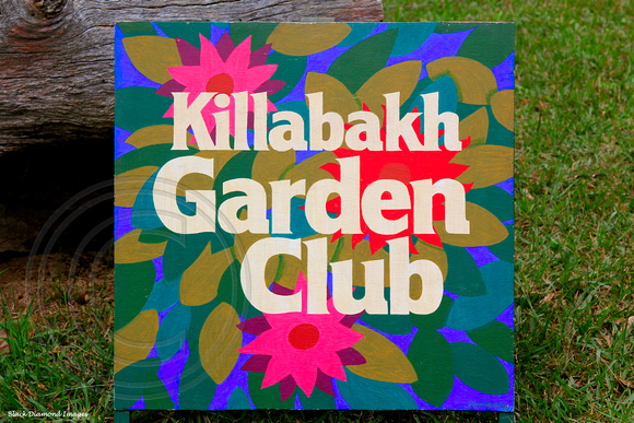 Killabakh Garden Club Sign, Killabakh Hall 29.4.2012