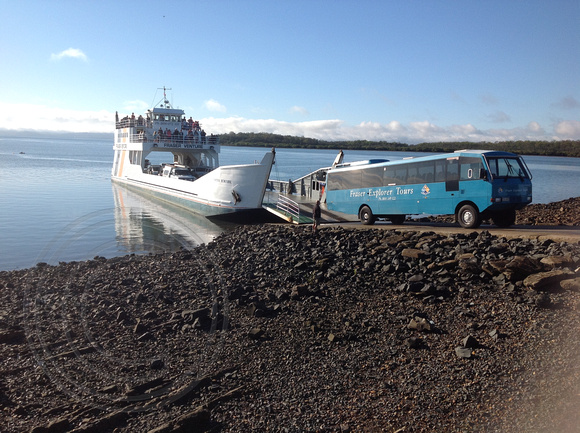 River Heads and Ferry to Fraser Island, Hervey Bay, Queensland