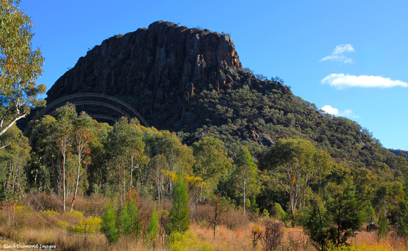 Unidentified Mountain, Just before Siding Springs Observatory Turnoff.