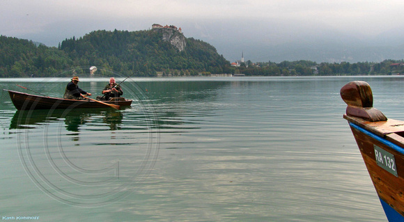 Lake Bled Fishermen, Slovenia