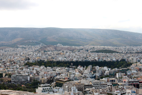 View Over Athens, Greece