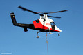 Working Helicopter above Mt Pilatus, Switzerland