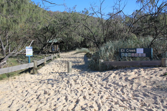 Eli Creek, 75 Mile Beach, Fraser Island, SE Queensland, July 2014