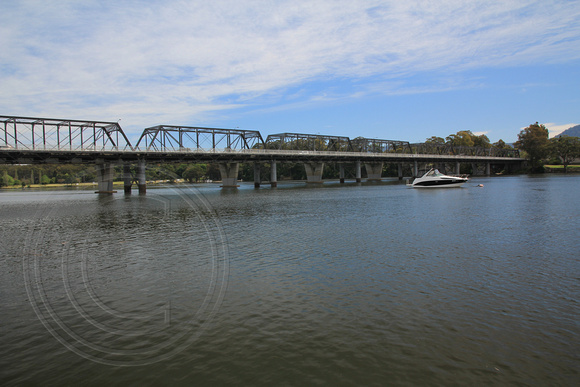 Original Steel Bridge Over Shoalhaven River, Opened 1st August 1881, Nowra, NSW