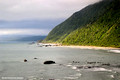 Beach Landscape and Temperate Rainforest Greymouth to Punakaiki, West Coast South Island, New Zealand
