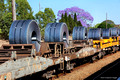 Pacific National Rail NR77 Goods Train & Loaded Rolling Stock - Taree Railway Station, Taree, NSW