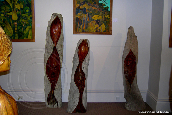 Art Show, Hokitika Hall and 'I Site', West Coast South Island, New Zealand