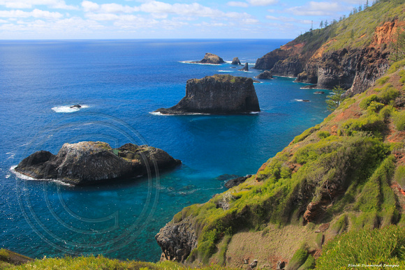 The Green Pool & Cathedral Rock - Captain Cook National Park, Norfolk National Park, Norfolk Island