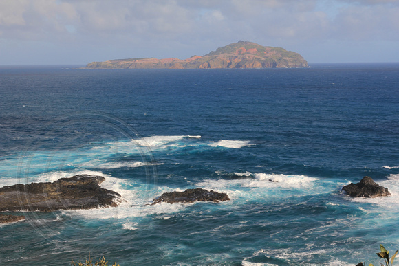 View From Bumbora Reserve Looking to Phillip Island, Norfolk Island