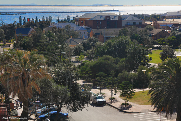 View from the Mercure Hotel Over Newcastle Harbour, NSW