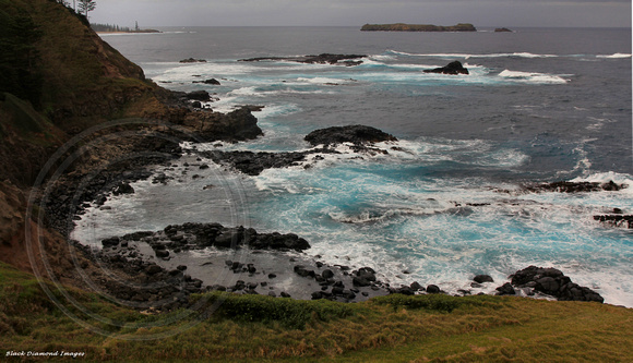 Point Ross Looking to Nepean Island and Point Hunter, Norfolk Island