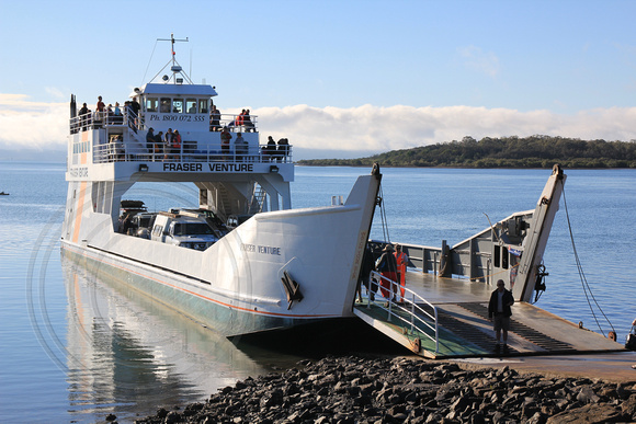 River Heads and Ferry to Fraser Island, Hervey Bay, Queensland