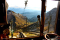 Cog Wheel Train Ready To Descend Mt Pilatus, Switzerland