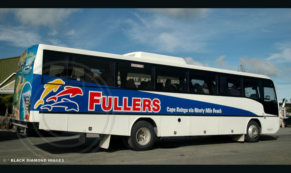 Fullers Cape Reinga Bus at Kauri Kingdom