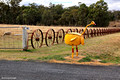 Roadside Letter Box Sculpture on Road to Siding Springs