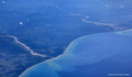 Unidentified River (L) River Carablum (R) East Timor - Singapore Airlines Flight Path Sydney to Singapore
