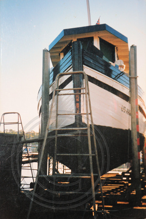 45' Tug US Army WT 85 Protrude Photos by Larry Elliott Owner, in Blackwall Bay, Woy Woy