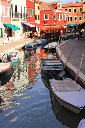 Burano Island Reflections, Venice, Italy