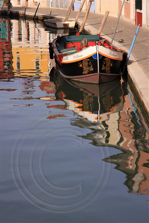Burano Island Reflections, Venice, Italy