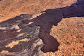 Volcanic landscape on side of Mauna Loa, Big Island, Hawaii