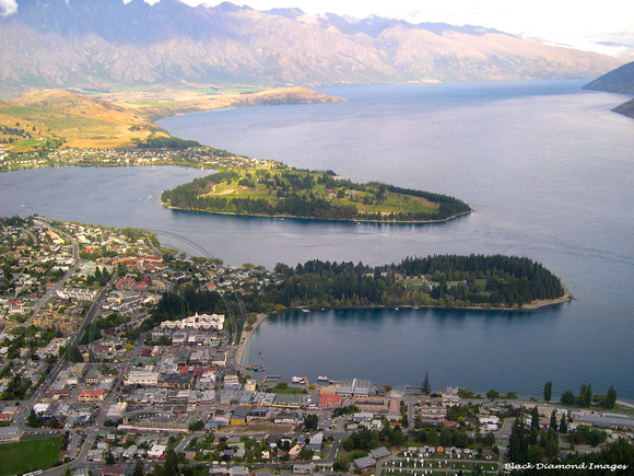 View From Bob's Peak over Queenstown bay, Queenstown, , New Zealand