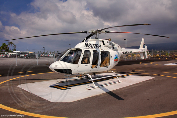 Paradise Helicopters Kailu Kona Airport, Keahole, Big Island Hawaii