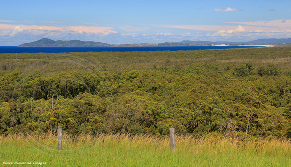 View To Cape Hawke & Forster-Tuncurry From One Tree Hill, Tallwoods Village, Hallidays Point, NSW