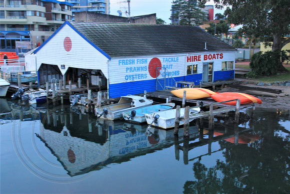 Red Spot Boat Shed Forster, July 2017