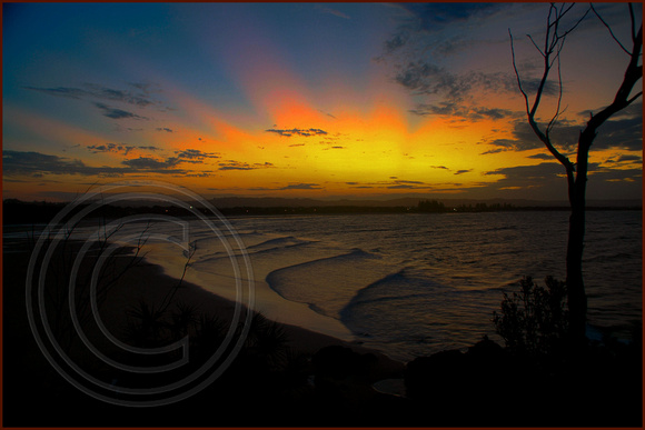 Sunset-The Pass Byron Bay