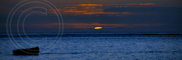 Sunset over lagoon,Lord Howe Island