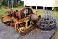 C.1902 - John Wright and Co. Tuncurry Sawmill Steam Driven Winch - Before 2011 Renovation.