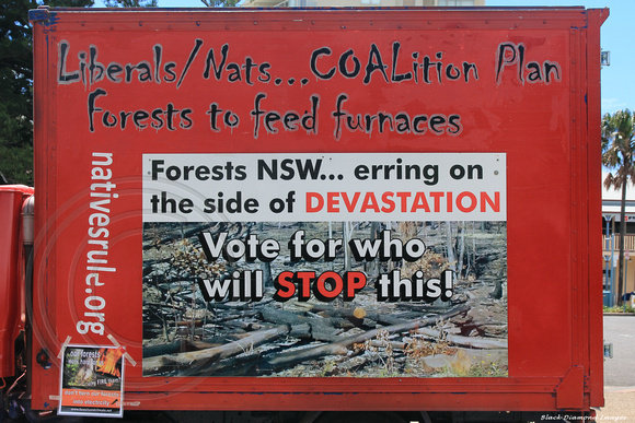 Forests NSW ... erring on the Side of DEVASTATION Liberals-Nationals Coalition Plan - Forests to feed furnaces.